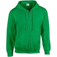 Gildan Men's Heavy Blend Full Zip Hoodie in Emerald | Size: 3XL