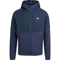 Trespass Men's Bani Active Full Zip Hoodie in Navy | Size: Large