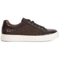Dune London Men's 'Tj' Leather Trainers in Brown | Size: 9