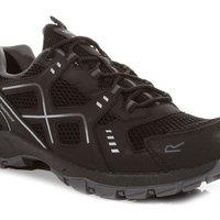 Regatta Men's Vendeavour Low Waterproof Walking Trainers in Black | Size: 6.5