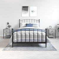 Berkfield Home Bedside Tables 2 pcs Grey Sonoma 34x35.5x45 cm Engineered Wood