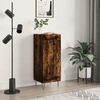 Berkfield Home Sideboard Smoked Oak 34.5x34x90 cm Engineered Wood in Brown