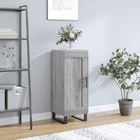 Berkfield Home Sideboard Grey Sonoma 34.5x34x90 cm Engineered Wood