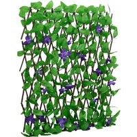 Berkfield Home Berkfield Artificial Ivy Trellis Expandable Green 180x70 cm