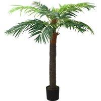Berkfield Home Artificial Phoenix Palm with Pot 190 cm Green