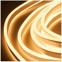 Neon LED Strip 5M Cable with Power Adapter, 8.5W/M, Warm Light 3000K