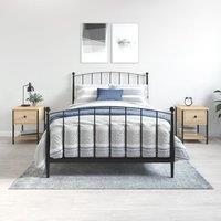Berkfield Home Bedside Tables 2 pcs Sonoma Oak 34x35.5x45 cm Engineered Wood in Brown