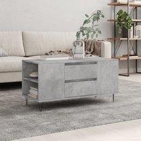 Berkfield Home Coffee Table Concrete Grey 102x44.5x50 cm Engineered Wood