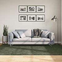 Berkfield Home Rug HUARTE Short Pile Soft & Washable Forest Green 160x230 cm | Size: Medium