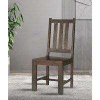 Jaipur Furniture Ltd Chair (Set of 2) - Mango Wood - Dark Finish in Brown
