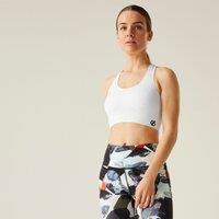 Dare 2b Women's Don't Sweat It Light Comfortable Quick-Drying Sports Bra in White | Size: Medium