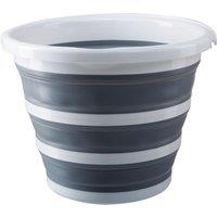 Premier Housewares Collapsible Bucket Grey