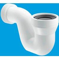 McAlpine P Trap Connector for Squatting Pan & Hoppers WCTRAP4P in White