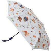 Signare Automatic Folding Umbrella Windproof UV Protection Paddington Classic Marmalade