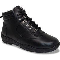 Pegasus Men's Waterproof Leather Sherpa Lined Boot with Side Zip in Black | Size: 13