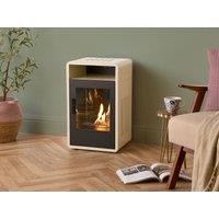 Adam Fires & Fireplaces Adam Bellini Bio Ethanol Stove in Cream