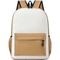 Obasyhig Large Simple Backpack for Children in Khaki