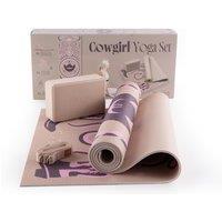 Myga Printed Yoga Set - Gumamela Blossom in Beige