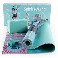 Myga Printed Yoga Set - Gumamela Blossom in Green