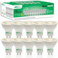 BELL Lighting Dimmable GU10 LED Bulbs 4.4W 350lm | Natural White 4000K | 38 Beam | Size: Pack of 10
