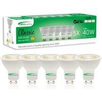 BELL Lighting Dimmable GU10 LED Bulbs 4.4W 350lm | Warm White 3000K | 38 Spotlight | Size: Pack of 10