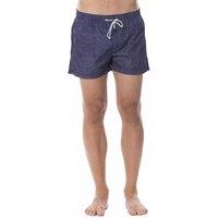 Roberto Cavalli Sport Men's Blue Polyester Swim Trunk | Size: 4XL