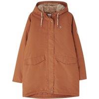 Lighthouse Clothing Women's Scarlet Waterproof Coat in Burnt Orange | Size: 12