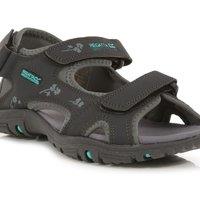 Regatta Women's Haris Lightweight Walking Sandals in Mid Grey | Size: 8