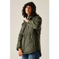 Regatta Women's Ivey Water-Repellent Insulating Padded Jacket in Green | Size: 16