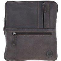 Leather Company 'Moscow' Real Leather Crossbody Messenger Bag in Brown