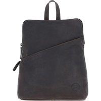 Leather Company 'Tokyo' Stylish Real Leather Backpack in Brown