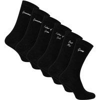 Sock Snob Men's 6 Pairs Wedding Socks in Black & Navy with a Giftbox in True Black | Size: 6-11