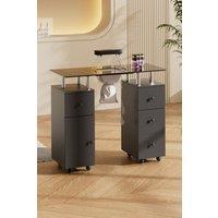 Professional Mobile Manicure Table on Wheels