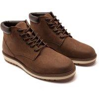 Thomas Crick Men's Wells Leather Ankle Lace Up Boots in Brown | Size: 7