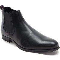 Thomas Crick Men's Reggie' Formal Chelsea Boots Comfortable & Stylish Leather Boots in Black | Size: 12