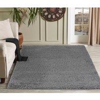 Desire Rugs Modern Elegant Soft Shaggy Rug for Living Rooms - Stylish Area Rugs in Dark Grey | Size: 60 cm x 220 cm