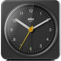 Braun Classic Analogue Alarm Clock in Black