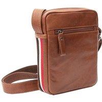 PRIMEHIDE Men's 'Texan' Leather Small Cross Body Style Travel Bag in Tan