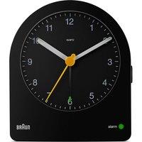 Braun Classic Analogue Alarm Clock in Black