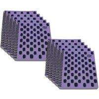 Europa Splash A5 Notepad Wirebound 160 Pages 80gsm F S C Paper Punched Purple - 10