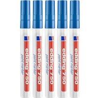 Edding Paintmarker Opaque Blue Single Pen - 5 Packs