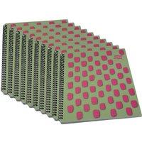 Europa Splash A4+ Notepad Wirebound 160 Pages 80gsm F S C Paper Ruled Pink - 10