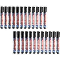 Edding 360 BULLET TIP BLACK WHITEBOARD MARKERS - Single 24 Packs