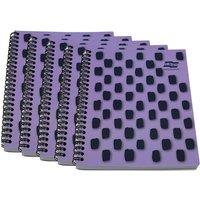 Europa Splash A5 Notepad Wirebound 160 Pages 80gsm F S C Paper Punched Purple - 5
