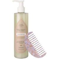 Hair Loving Silk Renewal Shampoo & Comb with 300ml Shampoo in Bottle Green