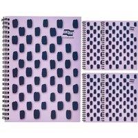 Europa Splash A4+ Notepad Wirebound 160 Pages 80gsm F S C Paper Ruled Purple - 5