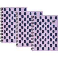 Europa Splash A4+ Notepad Wirebound 160 Pages 80gsm F S C Paper Ruled Purple - 3
