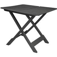 EONLION Portable Folding Camping Weatherproof Plastic Picnic Tray Table Garden Furniture in Black