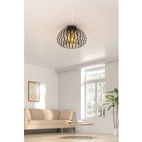 Metal Lantern Shape E27 1-Light Ceiling Light