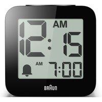 Braun Digital Speaking Alarm Clock in Black